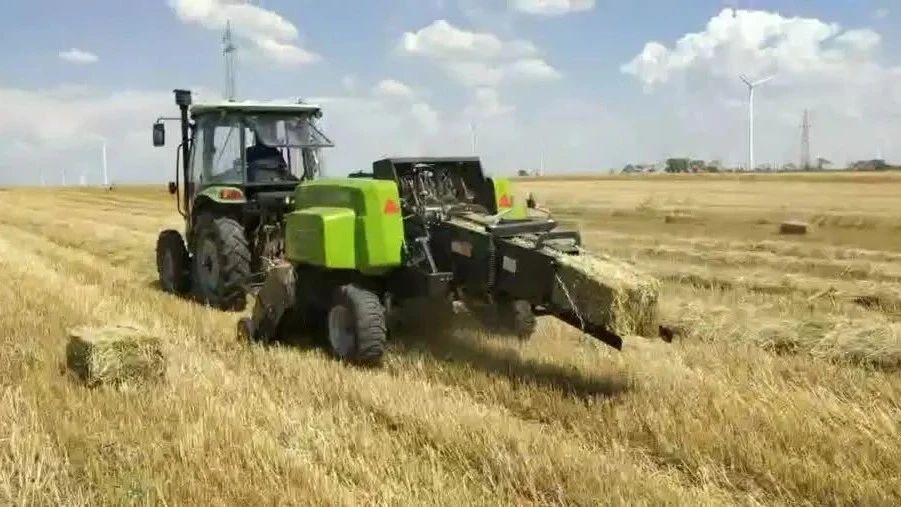 It is safer to do these operations before packing with a baler